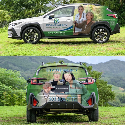 Car wrap for optician on wheels  Car, truck or van wrap contest