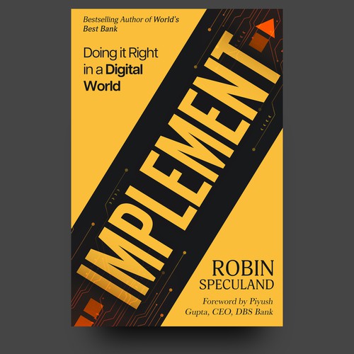 Implement the book cover Design by Underrated Genius