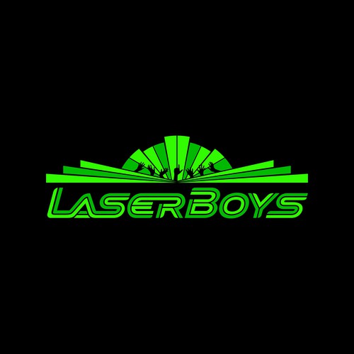 Upbeat logo design for laser-show hire/design company Design by 31Candles!