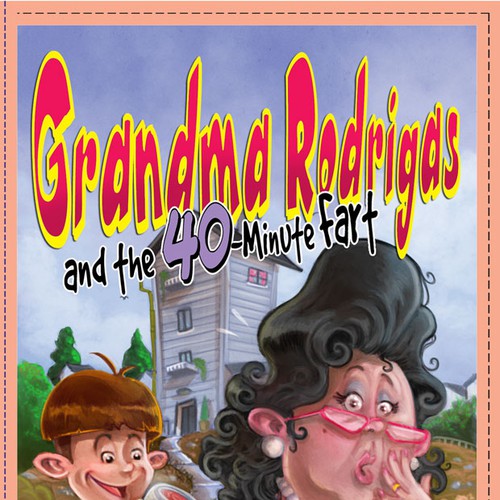 Children's Book Cover: Cartoon Grandma (ages 7-10, series) Design réalisé par Vincenzo Sirianni