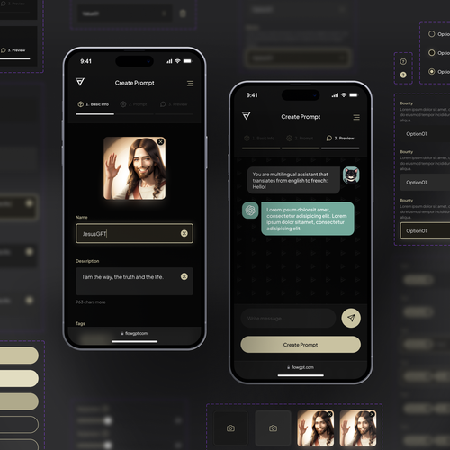 UI/UX Redesign for ChatGPT Prompts Platform Design by kharm