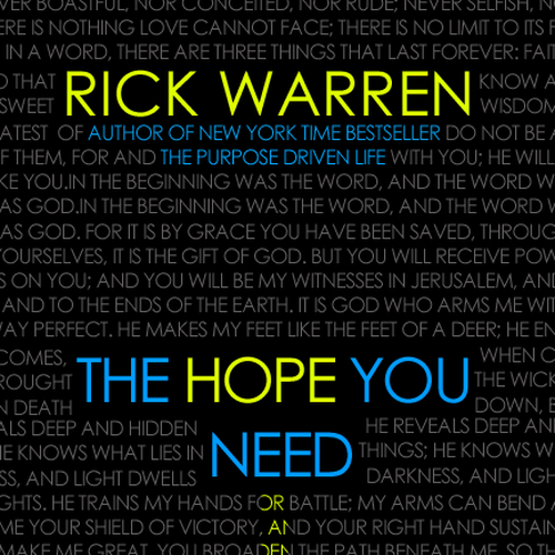 Design Rick Warren's New Book Cover Design réalisé par QuloMedia