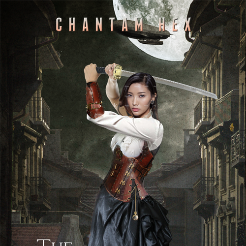 Fantasy Romance Book Cover for Chantam Hex Design by CozyUpDesigns