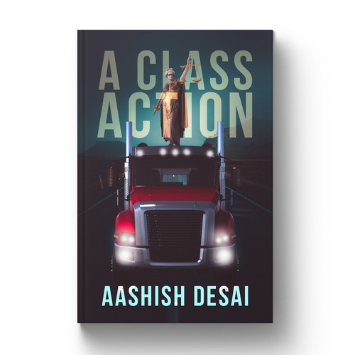Book Cover Design for a A Legal Fiction Book Based On A True Story Design by aksaramantra