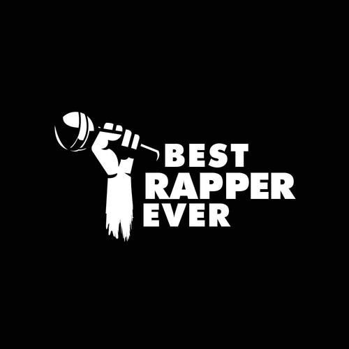 Dope logo for a media publication: Best Rapper Ever - Dissecting rap lyrics using analytics & data Design by bondeng17