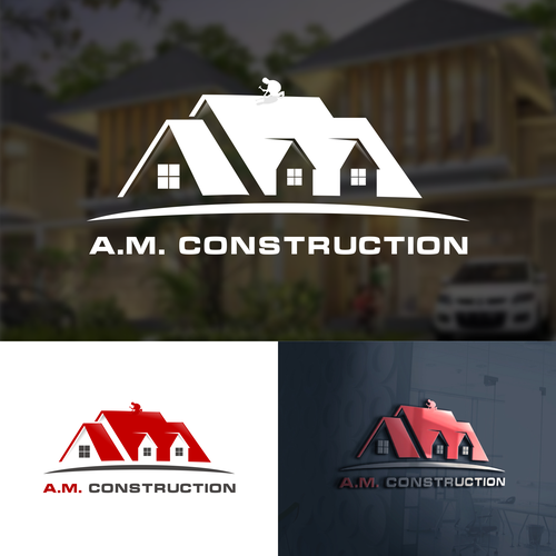 Next level Construction Logo for Home Improvement business "A.M. Construction" Design by sultan wisnu sadewa