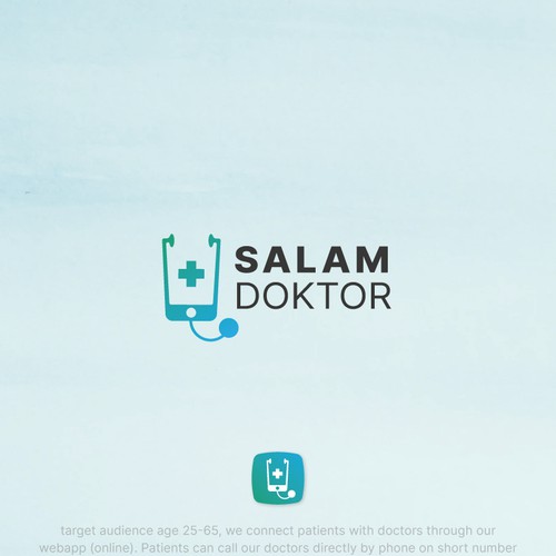 Logo for telemedicine project Design by dkika