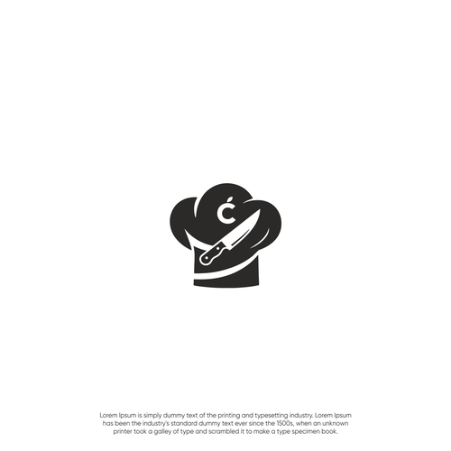 "CHEF": Food & Cooking Social Media Logo Design by ALPHA CREATION ✅