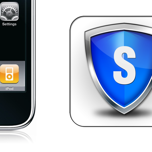 Iphone Security App Logo Design by ice_d91