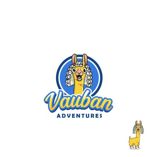 Mascot Llama Design by manuk