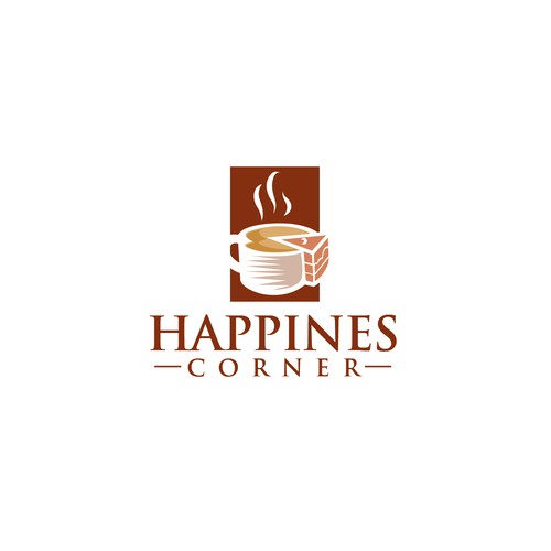 Design a unique logo for Happiness corner cafe | Logo design contest