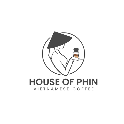 Creative coffee shop logo for Vietnamese Coffee Design by sriredjeki