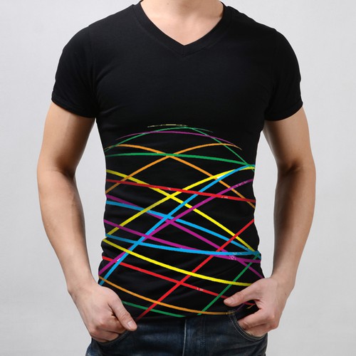 Line Graph T-Shirt-ontwerp door Ozike