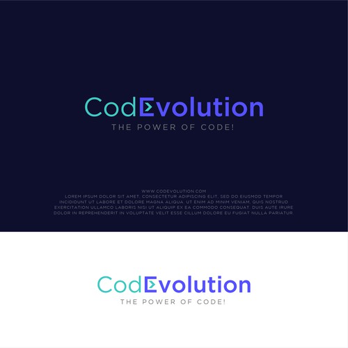 Logo for Codevolution, a brand new coding company! Design by Gorafix_Sun