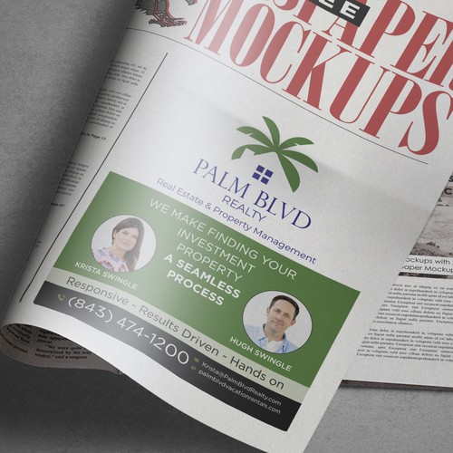 Newspaper Ad Design von Sketch Media™