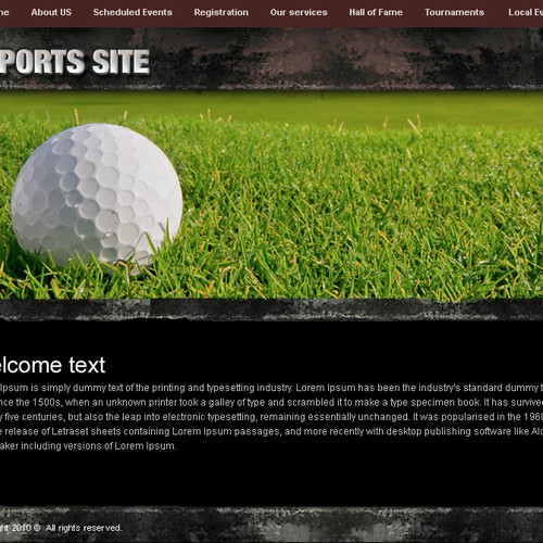 1-3 Page Website Template Design von Creative Chef