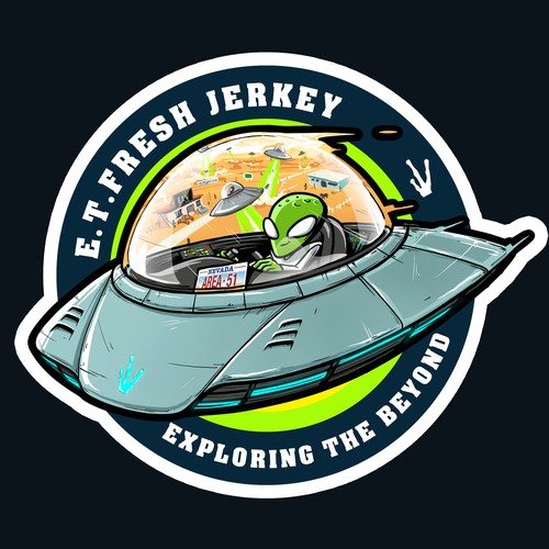 UFO Sticker contest! Design by herizkob