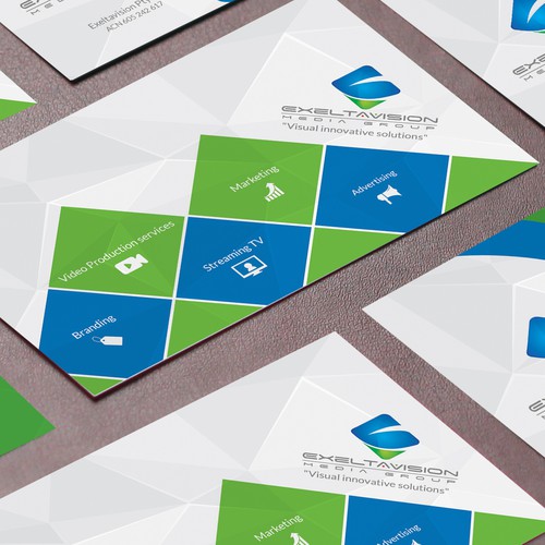 Business Card to represent THREE Service Divisions Design by Twin Ashek Masum