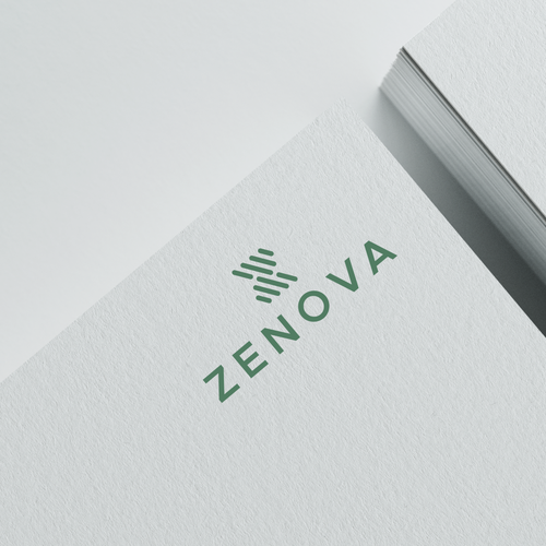 Zenova Logo: Revolutionary suite of health and wellness mobile apps Design by code.signs