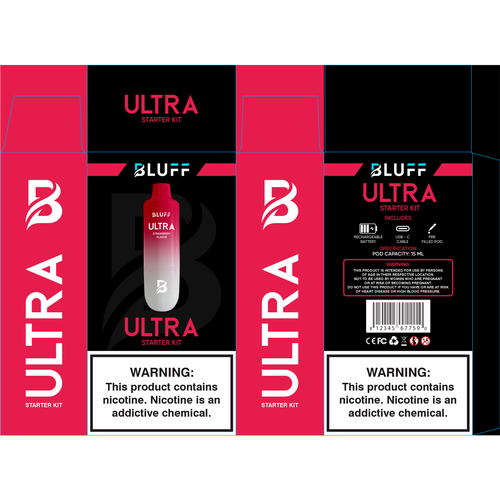 Vape packaging for a new more eco friendly vaping company Design by FXSammy