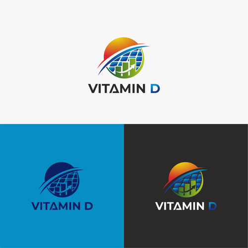 Vitamin D Solar Marketing Company Logo Design by LARASDsign