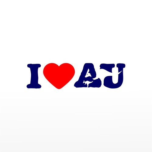 I Love Au Logo to appeal tourists and locals alike Design by AdiGun