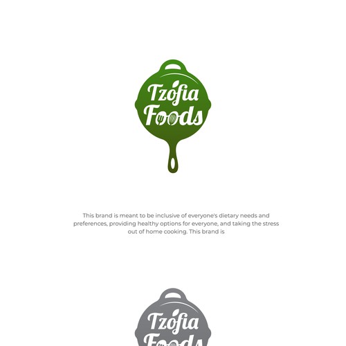 Plant Based, Inclusive Food Logo, w/ options for everyone (GF, K, Organic, Vegan, etc!) Design by smitadesign