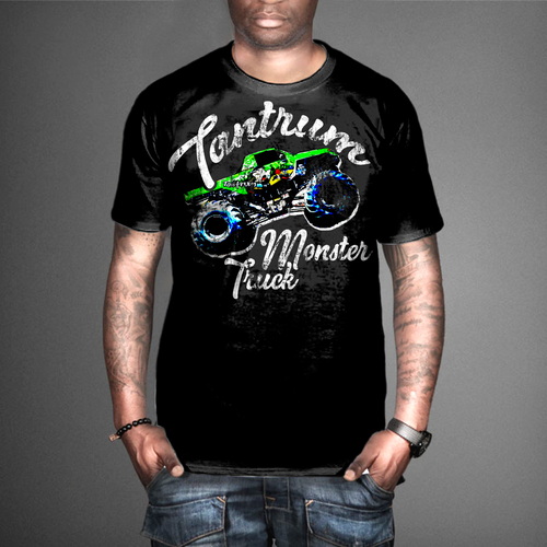 Tantrum monster truck t-shirts, concurso Camiseta