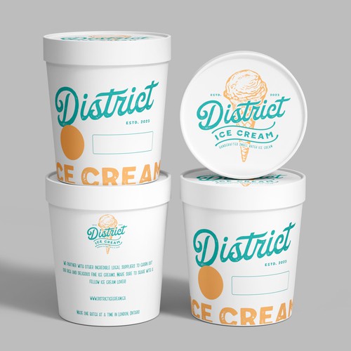 'Cool' NEW Ice Cream Pint design Design von CUPEDIUM