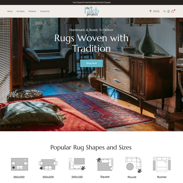  Elegant Website for Hand-Knotted Rugs
