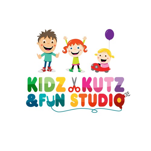 Kidz Kutz & Fun Studio is ready and searching for logo. Is the first ...