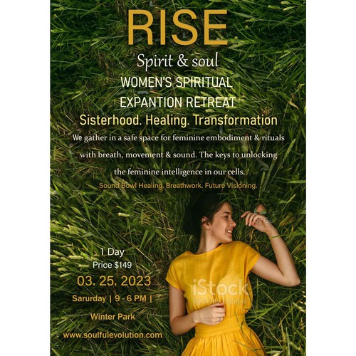 Spiritual Retreat Flyer Design by BlvcKing