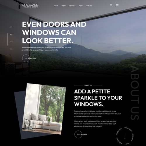 WordPress theme design contest entry by FuturisticBug