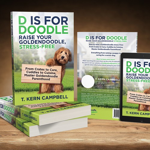 Help Keep Puppies Out Of Shelters - Book cover needed to help new Dog parents! Design by Sherwin Soy