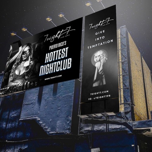 Billboard for a Nightclub and Gentlemen’s Club Design réalisé par RED DOT