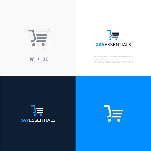 Strong E-Commerce Logo to appeal to all people and customers. Design by Efsa