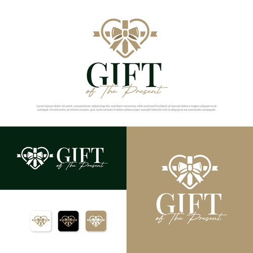 Design a logo for a gift box company with heart Design by Danielle Curtis