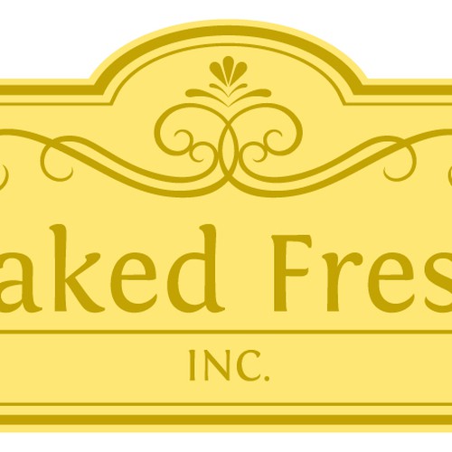 logo for Baked Fresh, Inc. Design by Karen Escalona