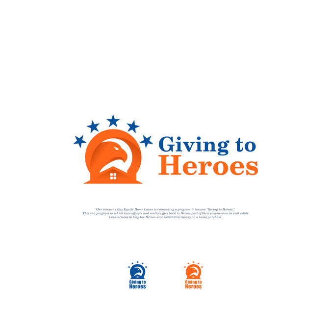 Be A Hero help us help Heroes Logo design contest