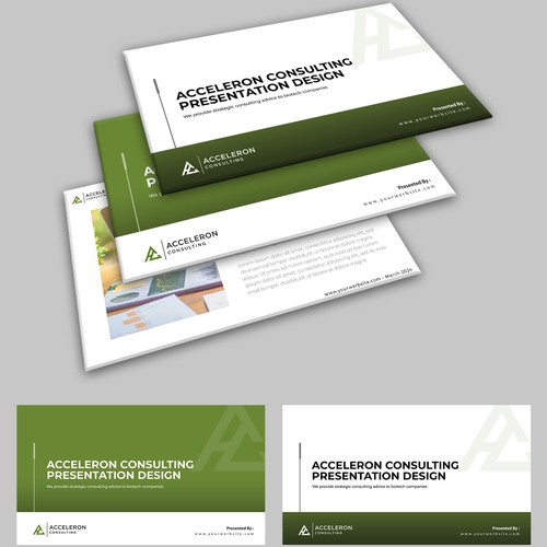 Modern impactful powerpoint template Design by AZ™