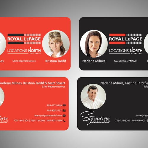 Design di Business Cards for Top Real Estate Team di RIZOANUL