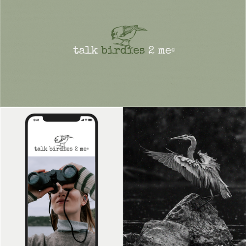 Design a powerful yet subtle bird logo for new professional birding company! Design by Studio Clevrik