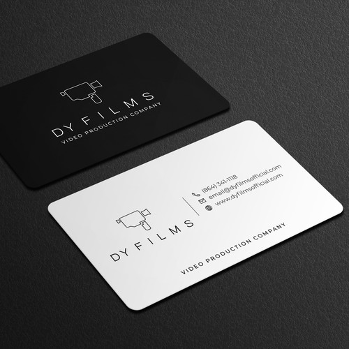 Business card for video production company Design by Galaxiya