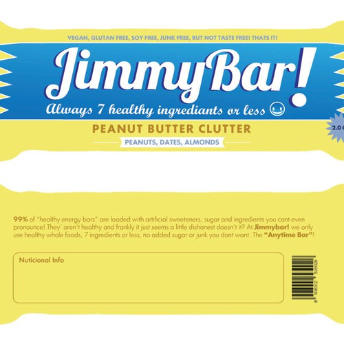 JimmyBar! needs a new product label Design by hiten000