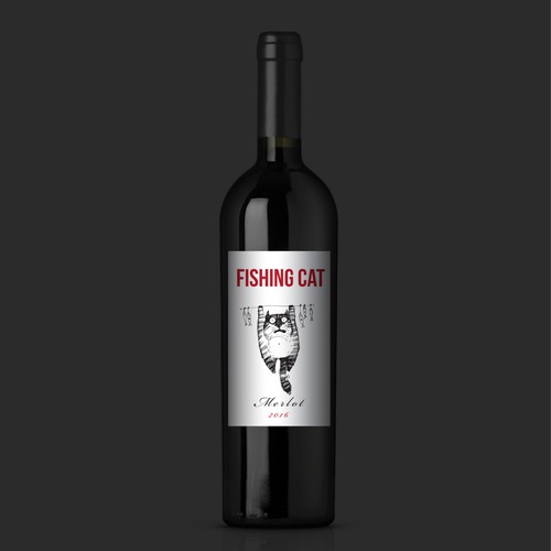 Design a modern wine label for a small new independent brand in India's emerging market (our wine bottled in Italy) Design by Dragan Jovic