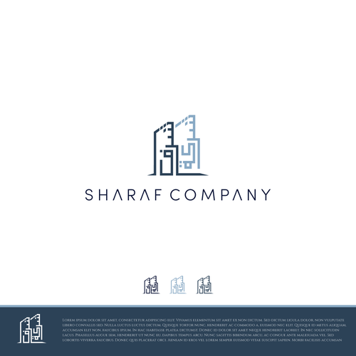 Arabic Real Estate Company Logo Design by pakupena