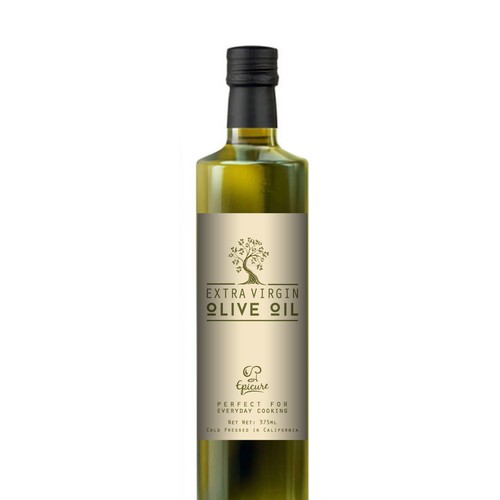 Epicure Olive Oil label Design Design by Dragan Jovic
