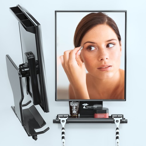 3D Rendering of Fogless Mirror in Shower/Lifestyle Environment (Fogless Mirror CAD file included!)) Design by Alinea Design