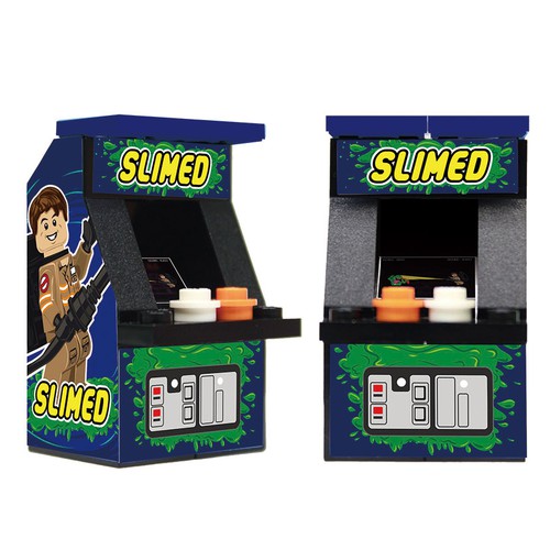 Custom Lego Ghostbusters Arcade Decal Design Merchandising
