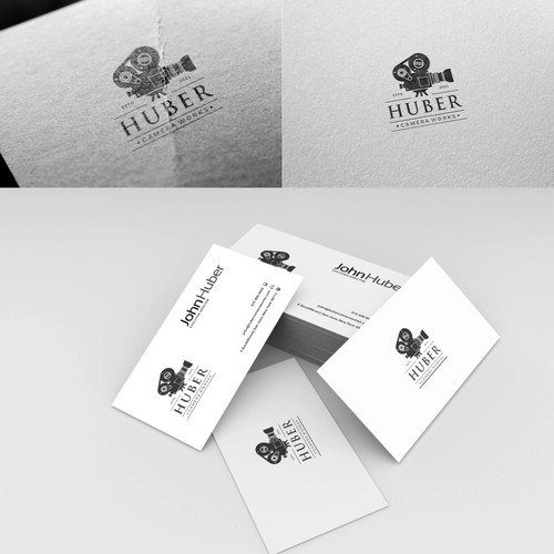 Camera rental company looking for clean, sharp, and scalable logo. Design by lumutart